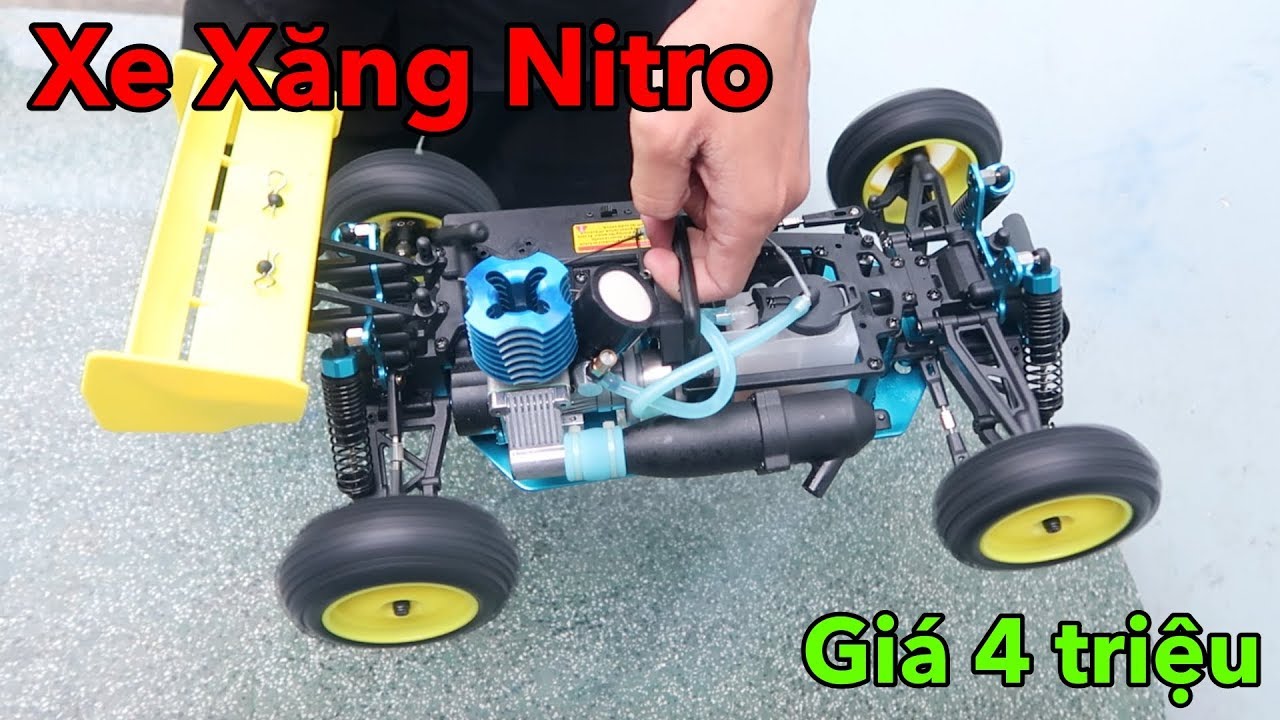 Lâm Vlog - Xe Điều Khiển Từ Xa Chạy Bằng Xăng Nitro Giá 4 triệu | NITRO RC CAR $200