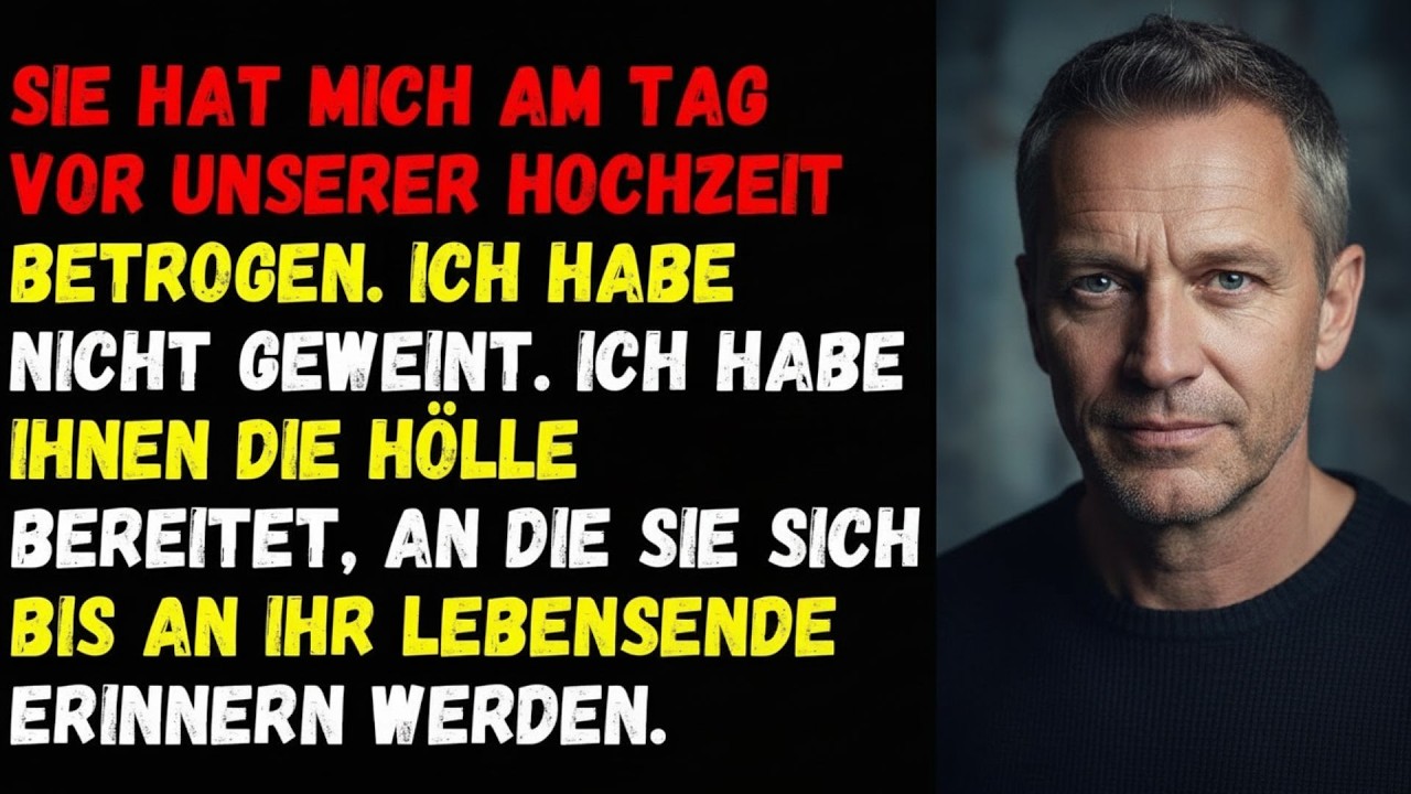 🦋Sie betrog mich am Vorabend unserer Hochzeit  Ich weinte nicht  Ich ließ sie eine Hölle durchleben🦋