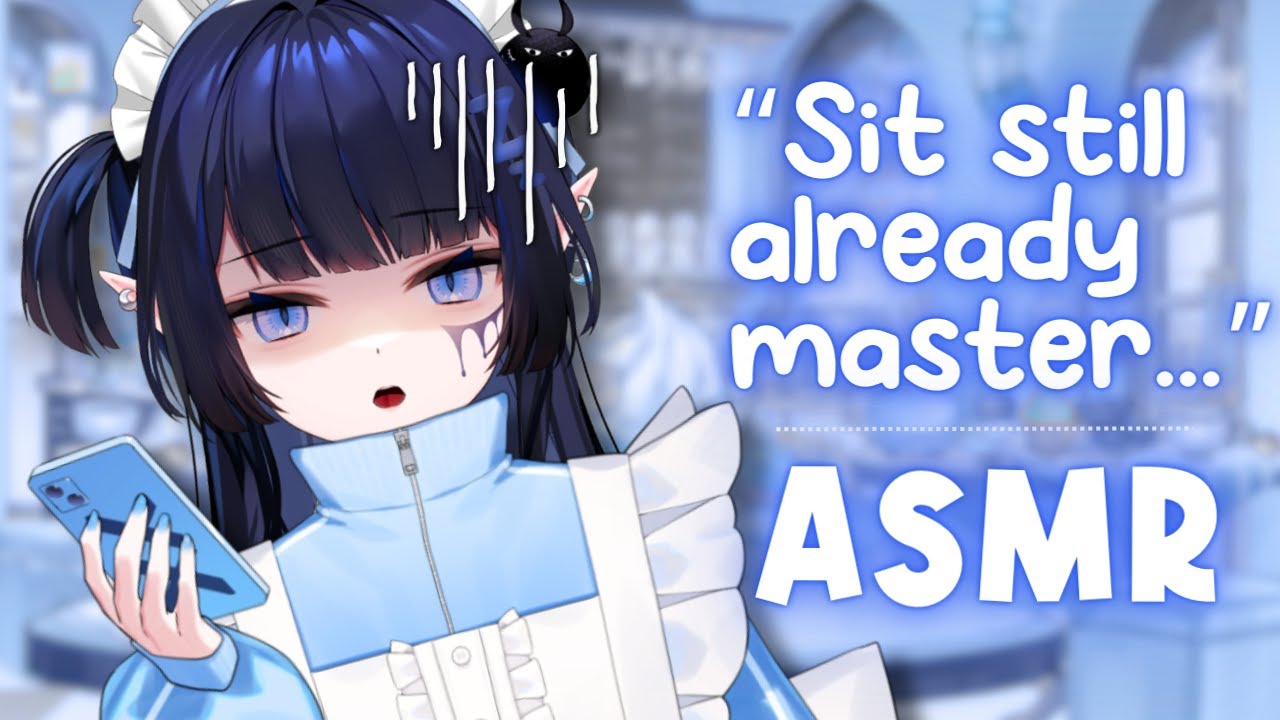 【3DIO ASMR】Tsundere Maid Takes (Reluctant) Care of You 💙💢