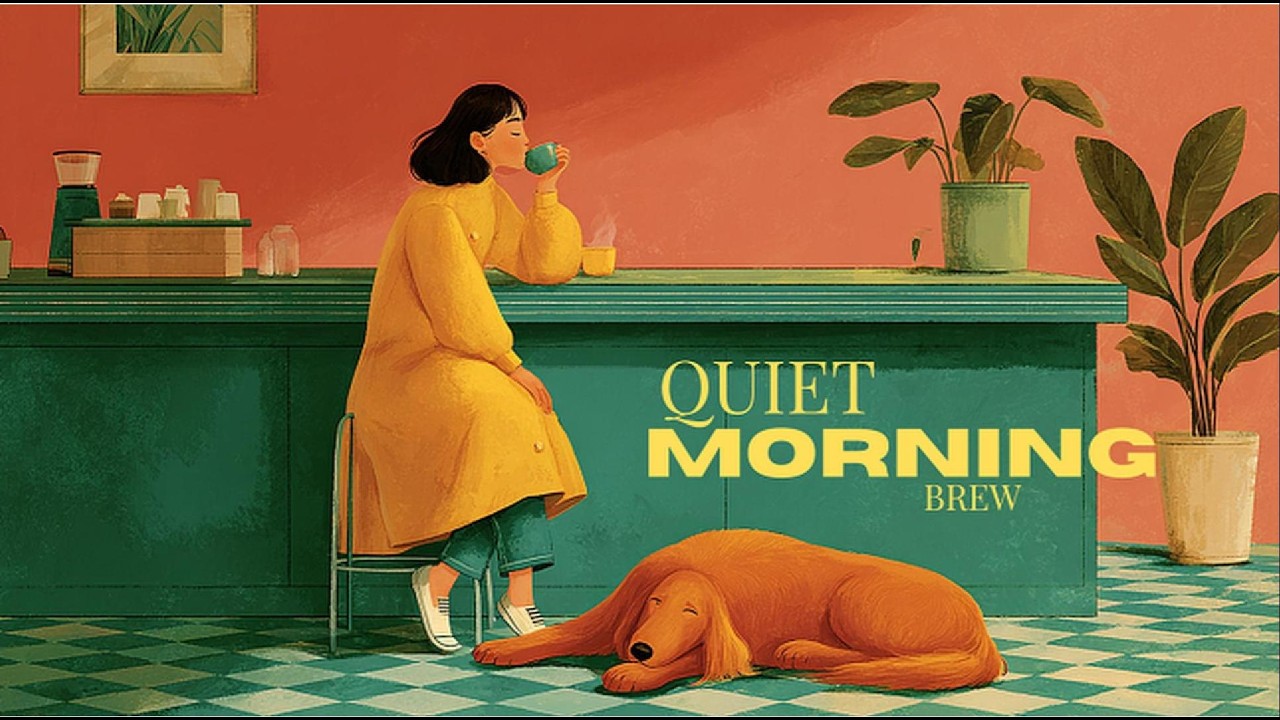 Quiet Coffee Shop Morning ☕🐾 | Relaxing Cafe Music with Cozy Jazz Ambience