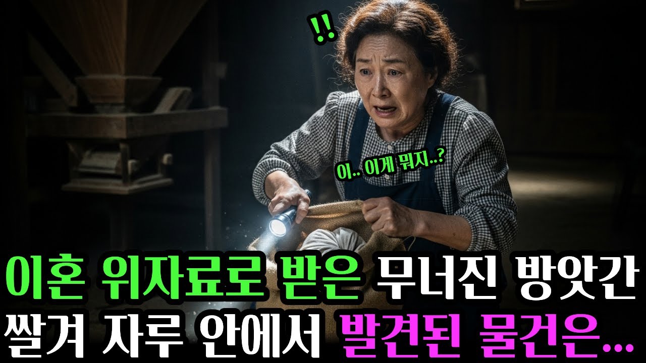 33년 시집살이 끝에 받은 이혼 위자료, 쌀겨 자루 안에서 모든 게 뒤집혔습니다  #공감사연 #인생사연 #오디오북 #실화사연