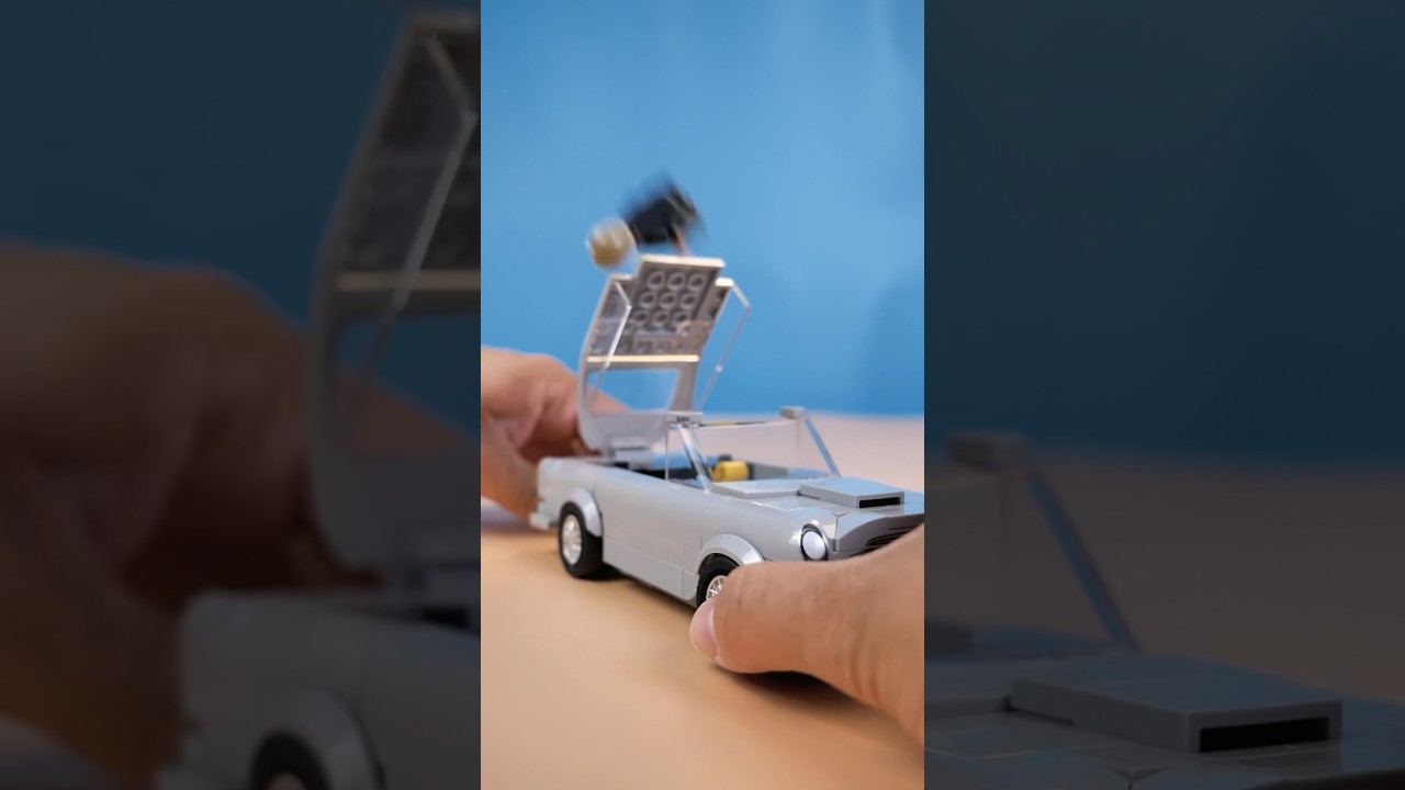 Adding Ejection Seat to James Bond&rsquo;s Car! #lego #legomoc #legocars #jamesbond #007
