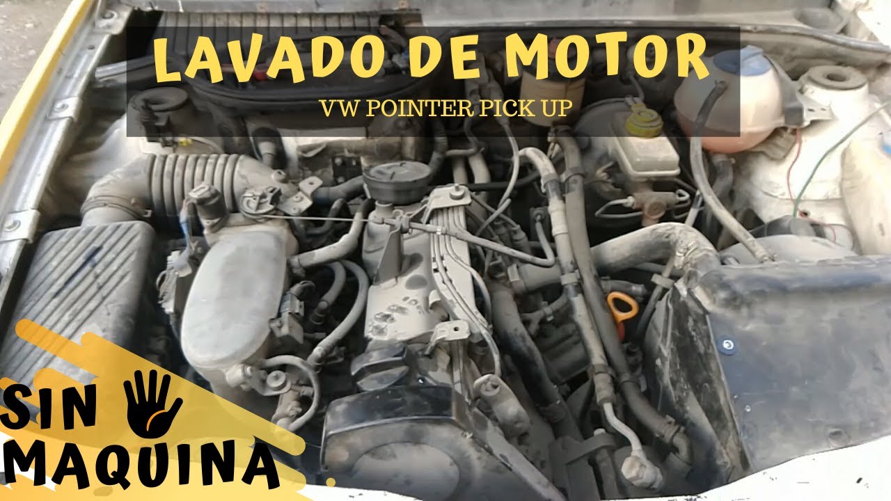 Lavamos el Motor a Mano | VW Pointer Pick Up | Pato Cantu