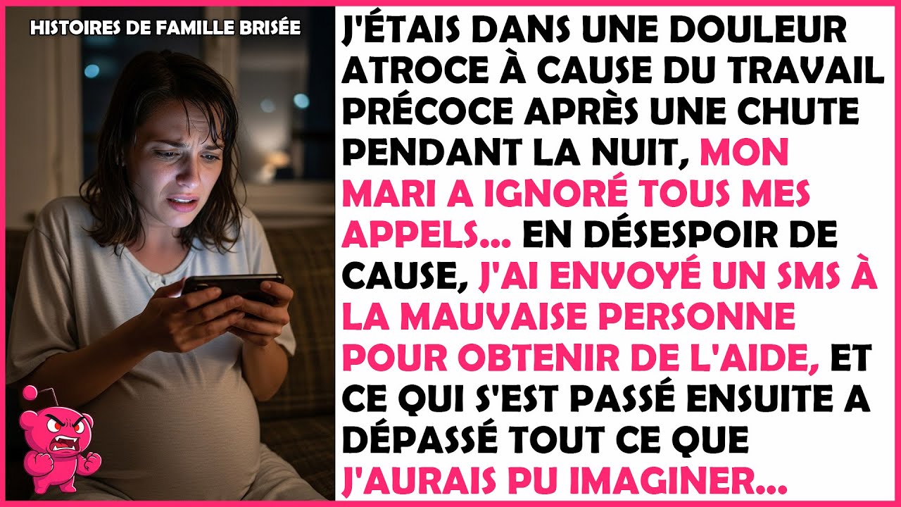 En travail la nuit, mon mari n'a pas répondu — un mauvais SMS a changé ma vie.