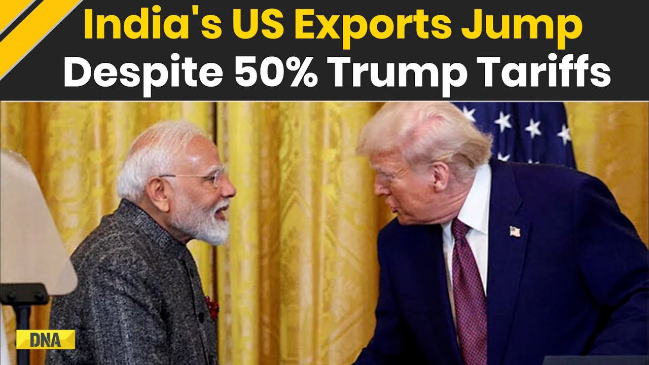 Trump Tariffs: India's US Exports Jump 14.5% Despite 50% Trade Penalties | India US Trade News
