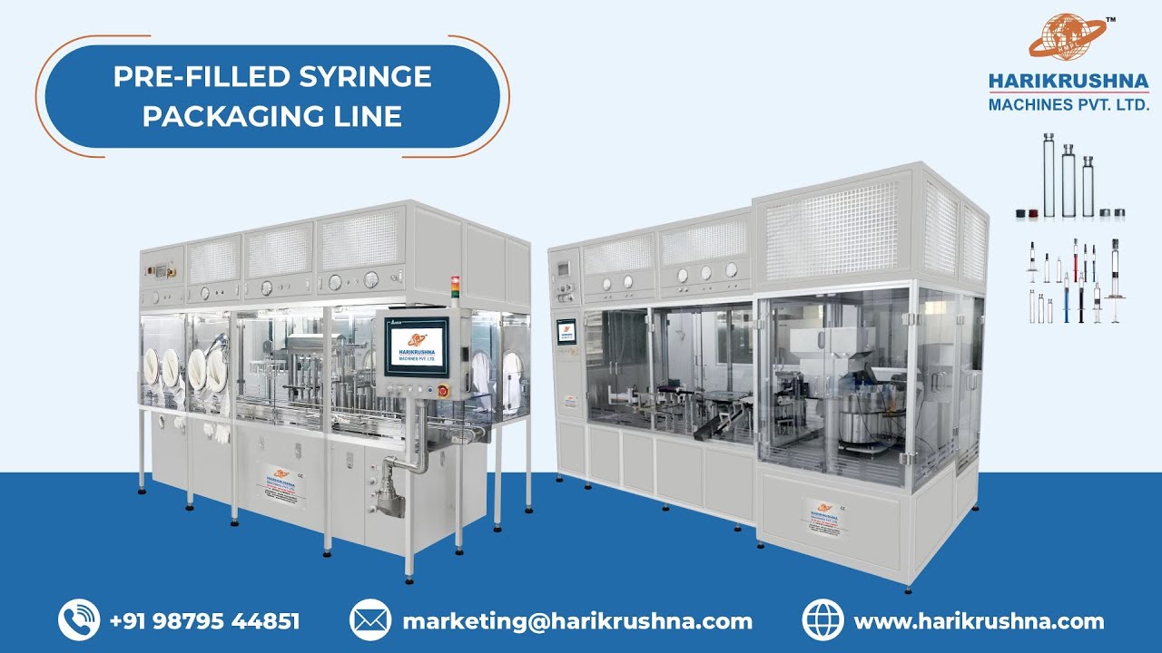 Manufacturer and Exporter of Automatic Pre-Fill Syringe Filling & Stoppering Machine