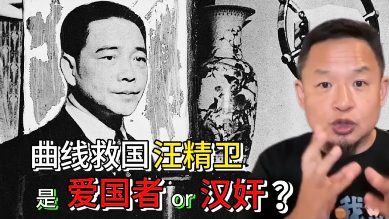 民族英雄汪精卫？他真的是汉奸吗？｜曲线救国，毛泽东崇拜的偶像汪诗人 #老王来了 #历史 #中国历史 #抗日 #二战 #毛泽东 #真相 #蒋介石 #孙中山 #汪精卫