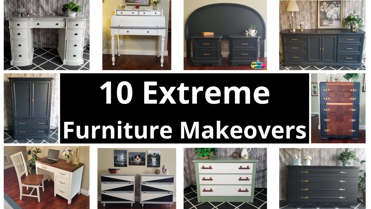 10 Extreme Furniture Makeovers of 2021 | Furniture Makeover DIY | Furniture Flips