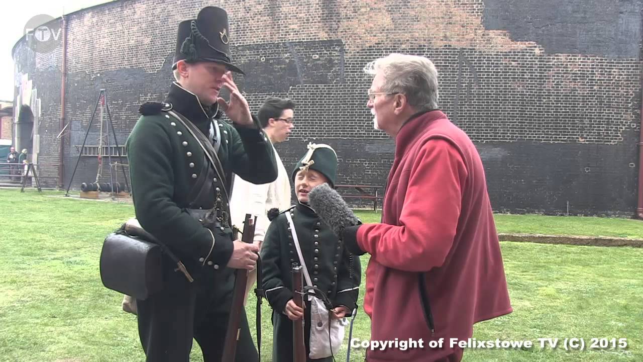 95th Rifles at Landguard Fort