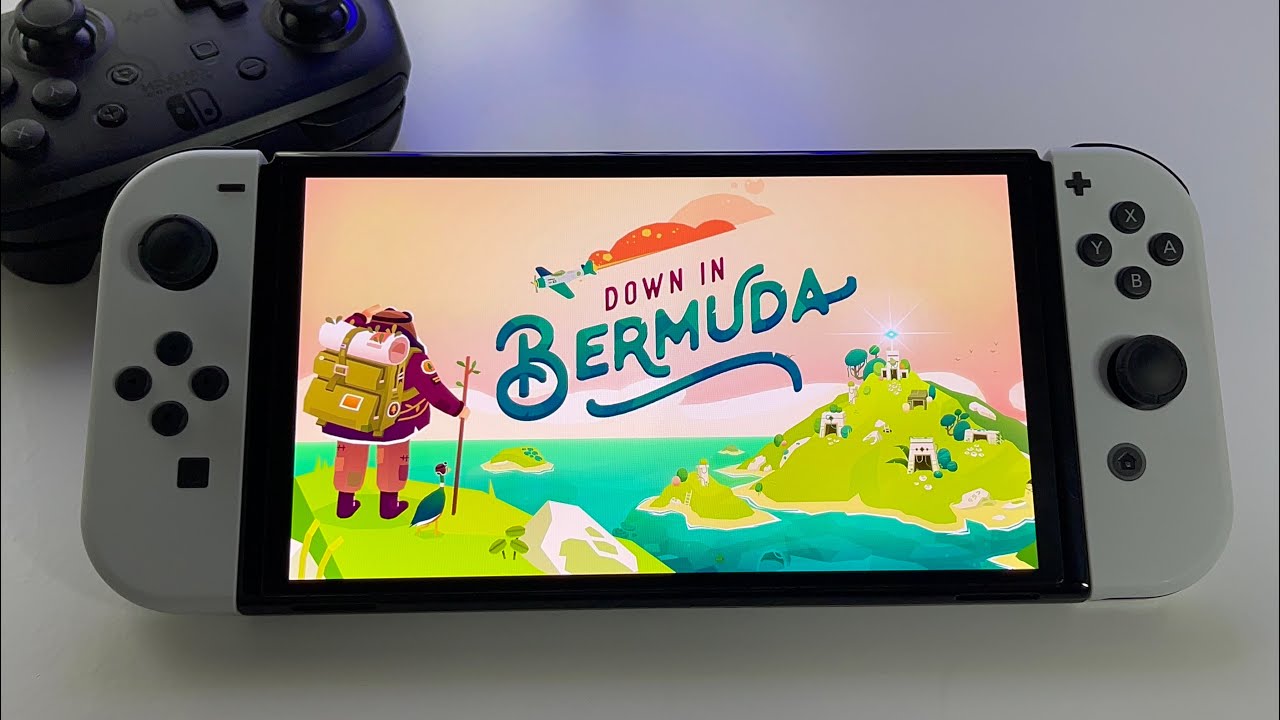 Down in Bermuda - REVIEW | Switch OLED handheld gameplay