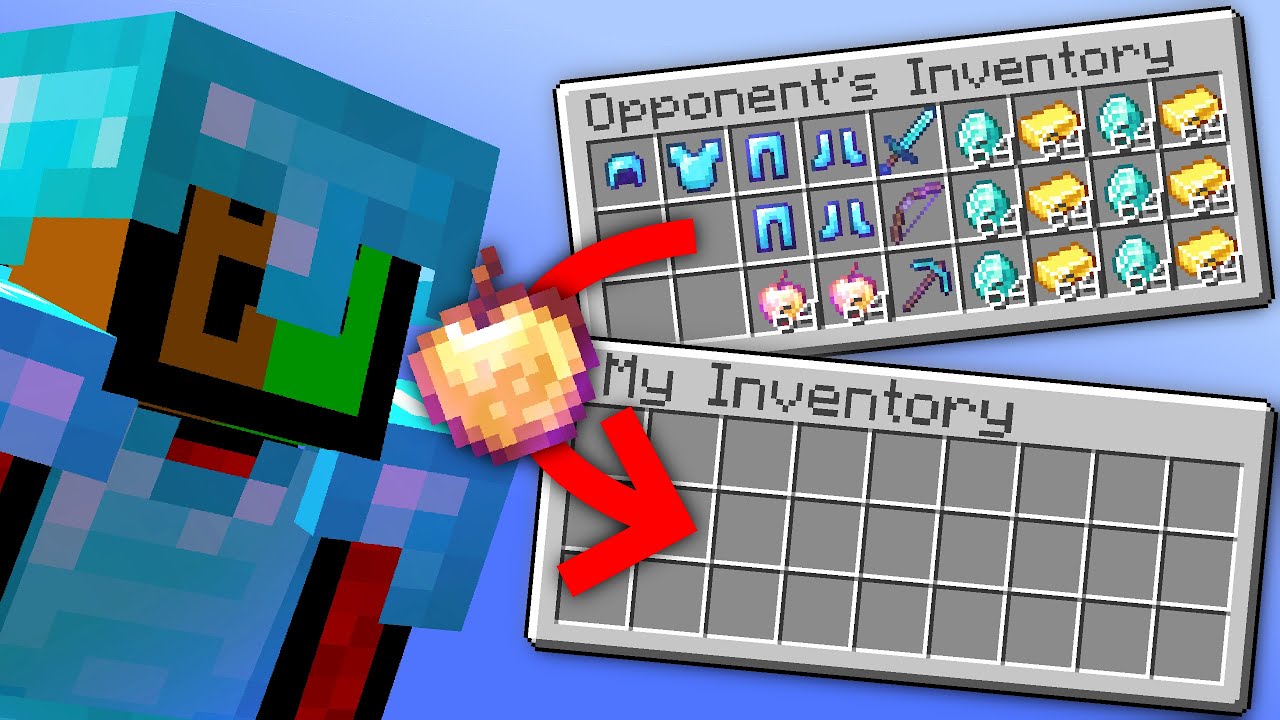 Minecraft UHC but you can STEAL from a player's INVENTORY.