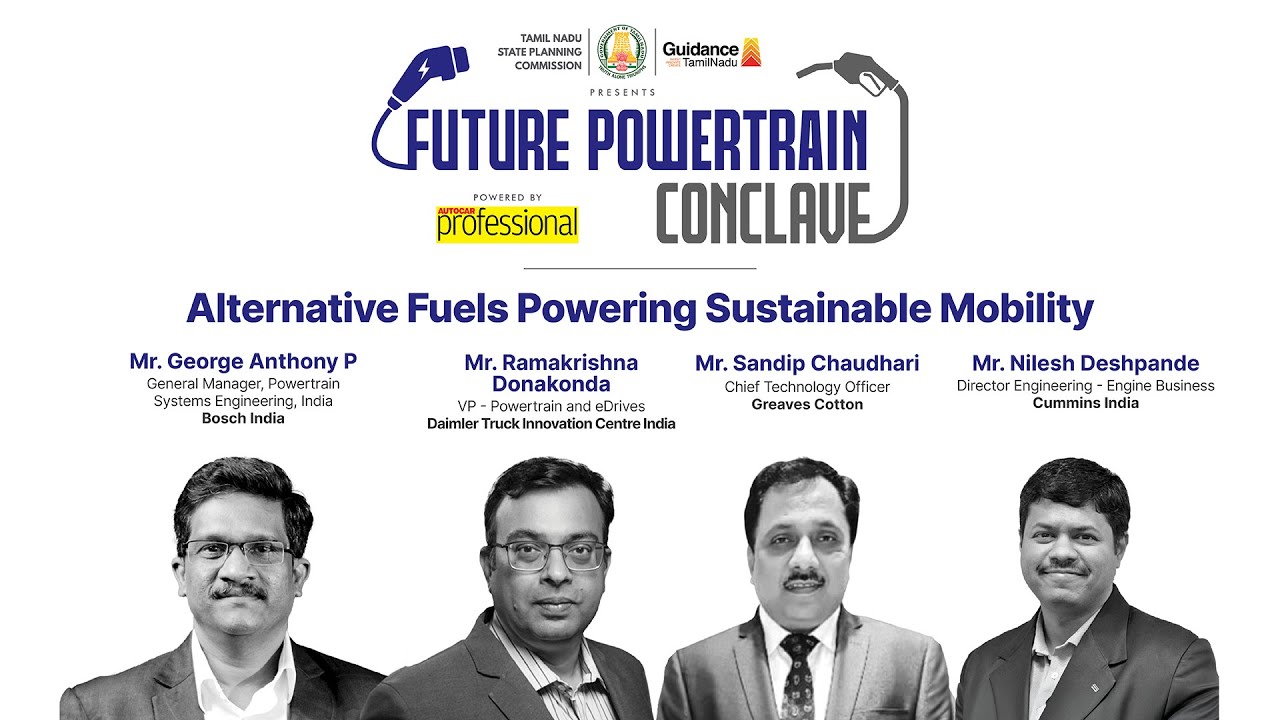 Alternative Fuels Powering Sustainable Mobility | Panel Discussion | Future Powertrain Conclave
