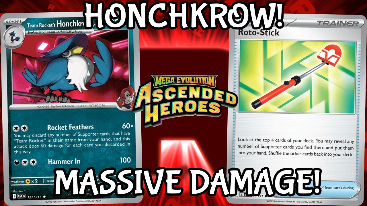 Team rockets Honchkrow! I love this deck so much!