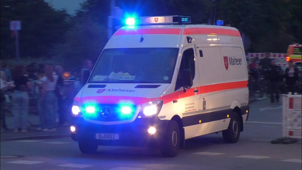 Einsatzfahrten Kieler Woche 2023 mit MANV Einsatz