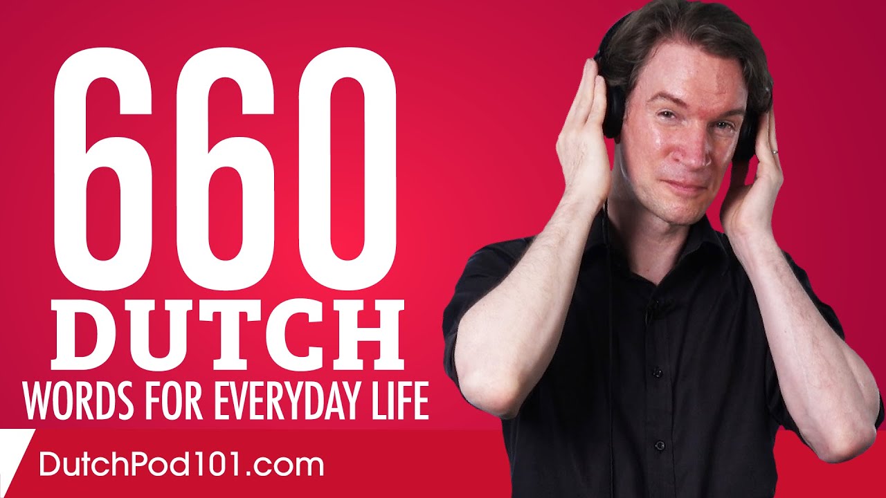660 Dutch Words for Everyday Life - Basic Vocabulary #33