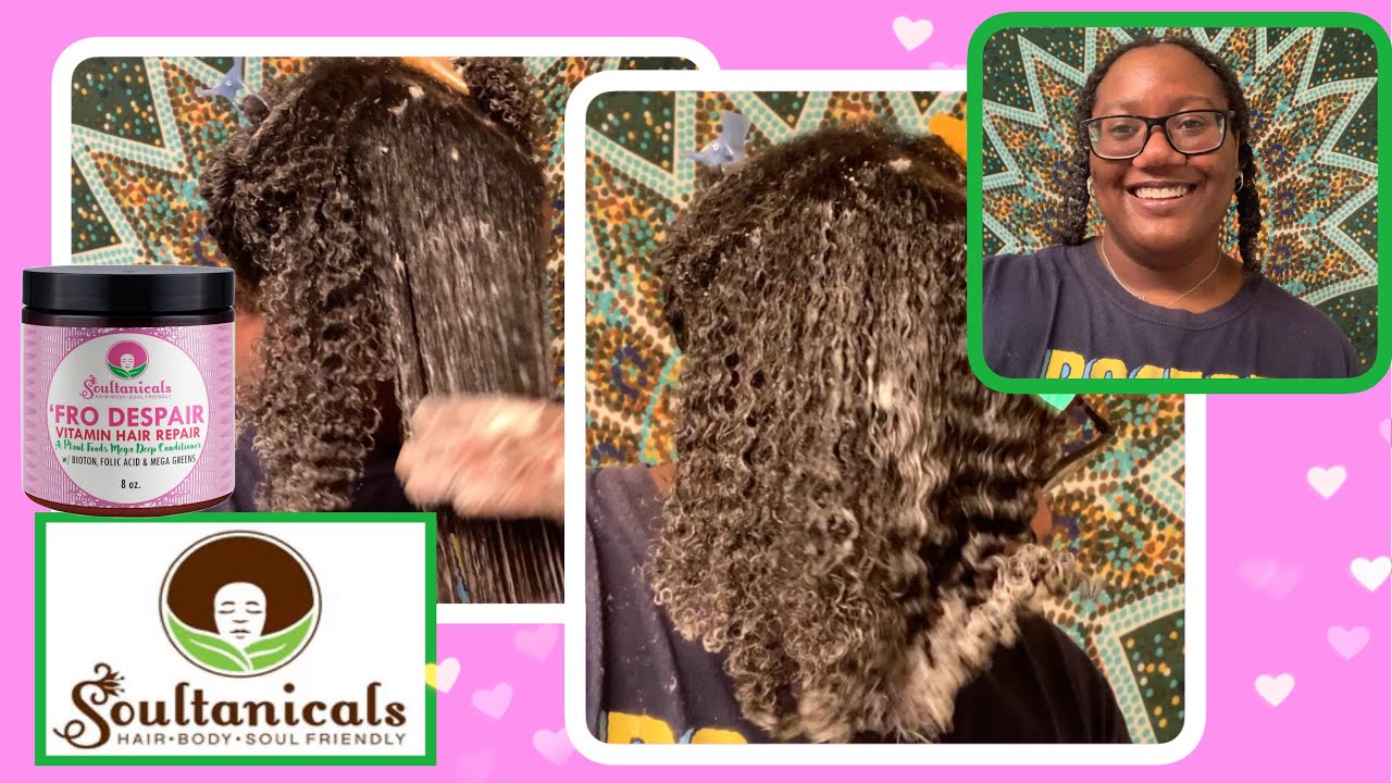 CURLSMAS DAY 12 🤶🏿 | SOULTANICALS ‘FRO DESPAIR DEEP CONDITIONER | Curly Tells