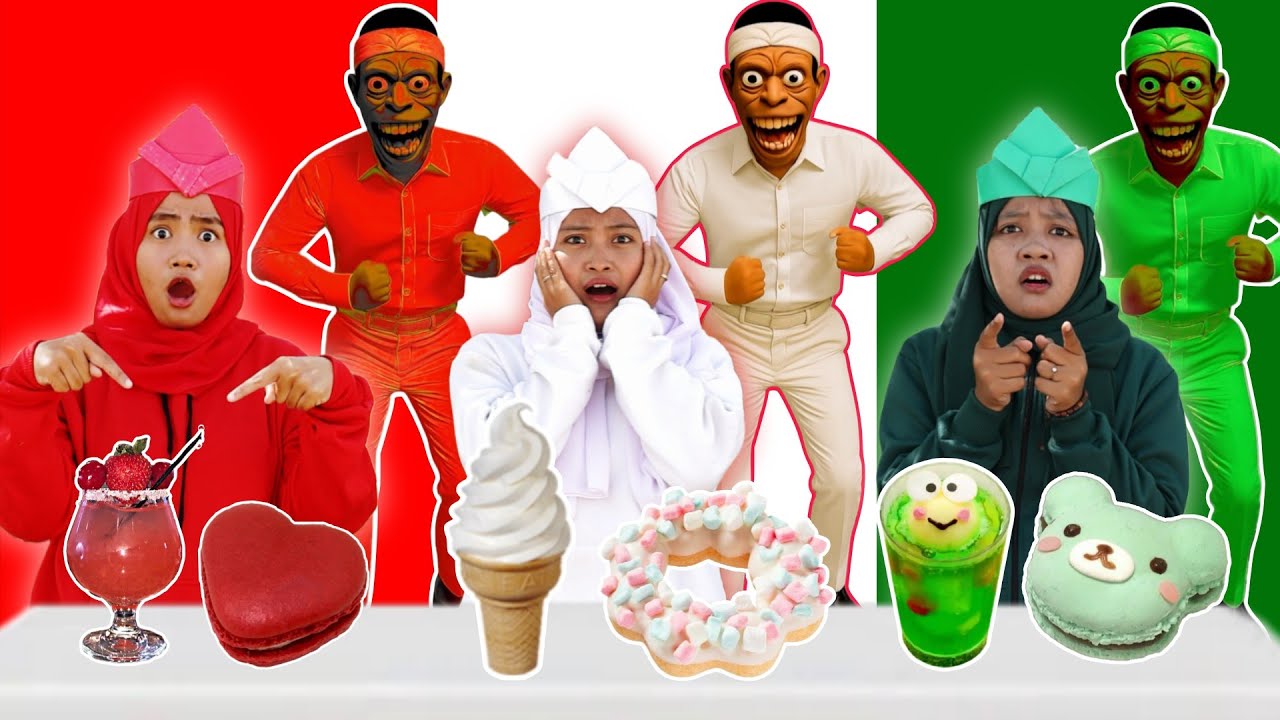 PILIH ANOMALI KANG DEDI MULYADI SESUAI MAKANAN 1 WARNA | CHIKAKU FAMILY