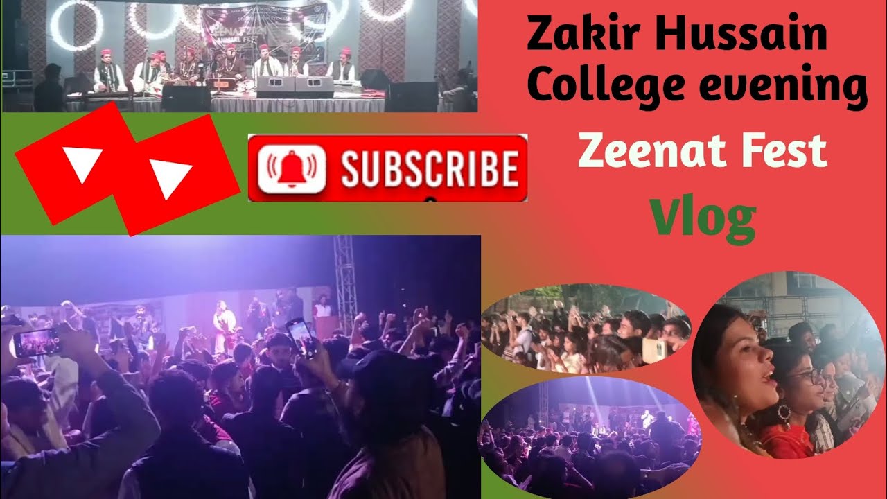 Zakir Hussain College | Zeenat Fest | Vlog | Delhi University | 