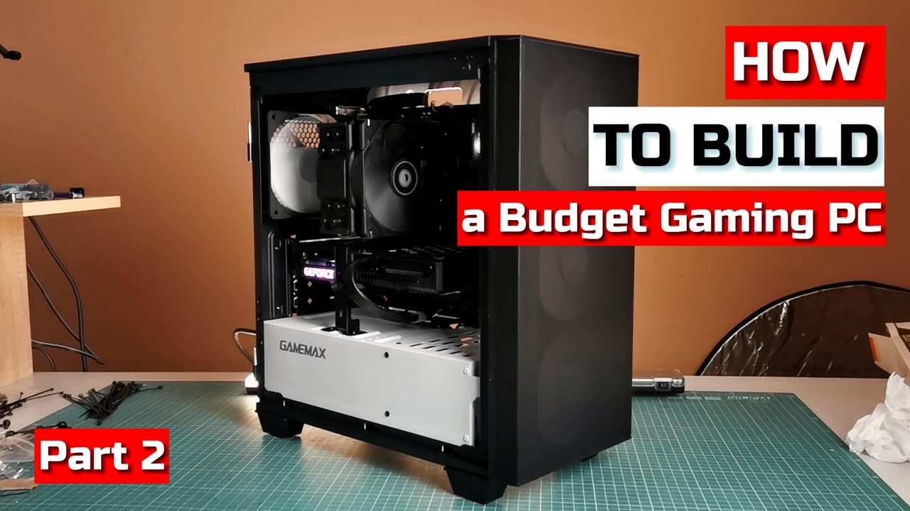 Gaming PC Build (MSI B450M Pro VDH, Ryzen 5 5500, RTX 3060, Gamemax Mini Eco) part 2