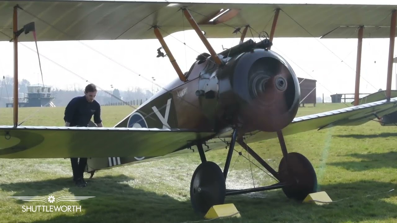 Sopwith Camel Full Engine Run