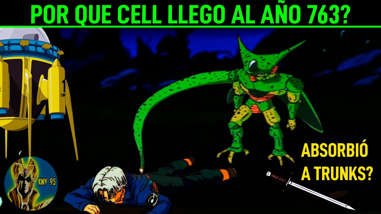 La Historia de Trunks y Cell de la Linea Temporal 1 !