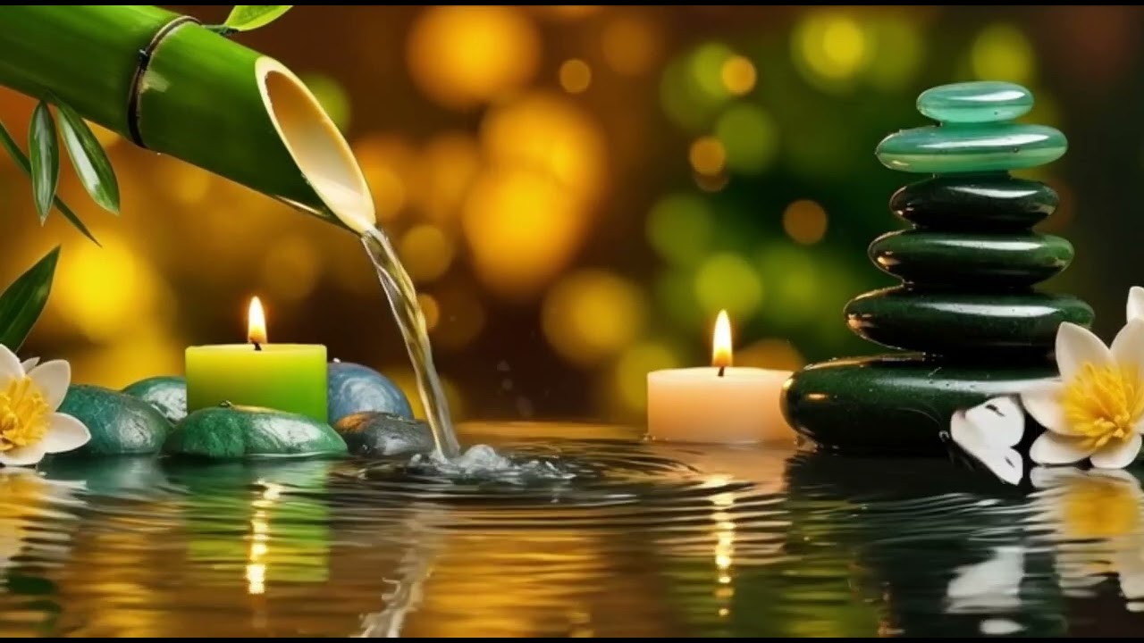 Bamboo Water Relaxing Cello, Violin & Piano Music Deep Healing Music for Body and Soul Stress Relief
