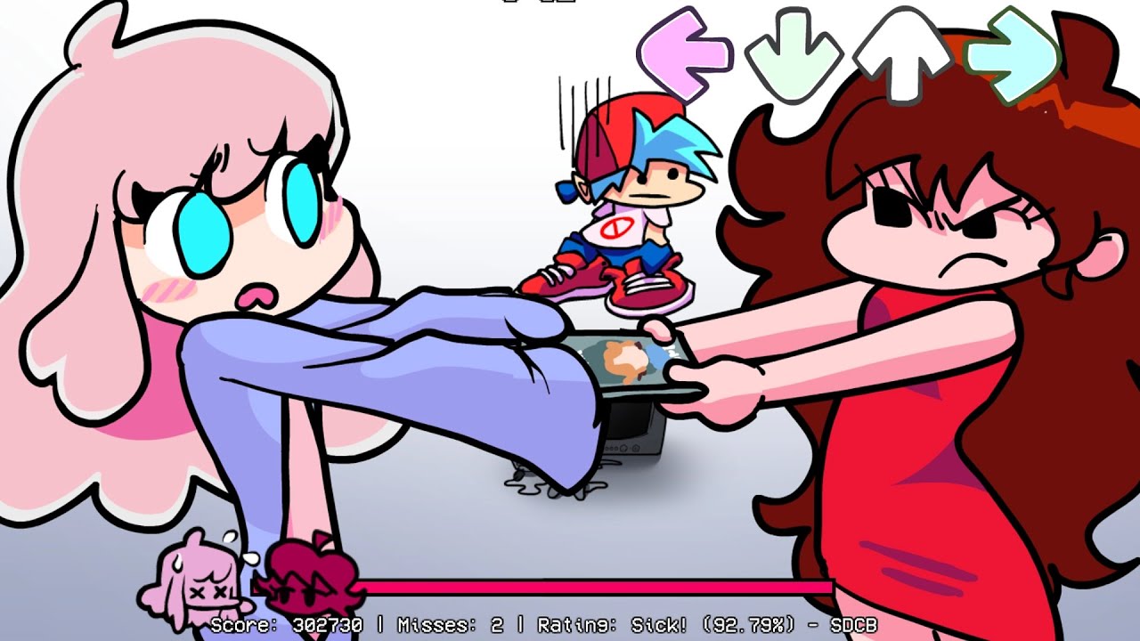 FNF GIRLS FIGHT - Cloud vs GF