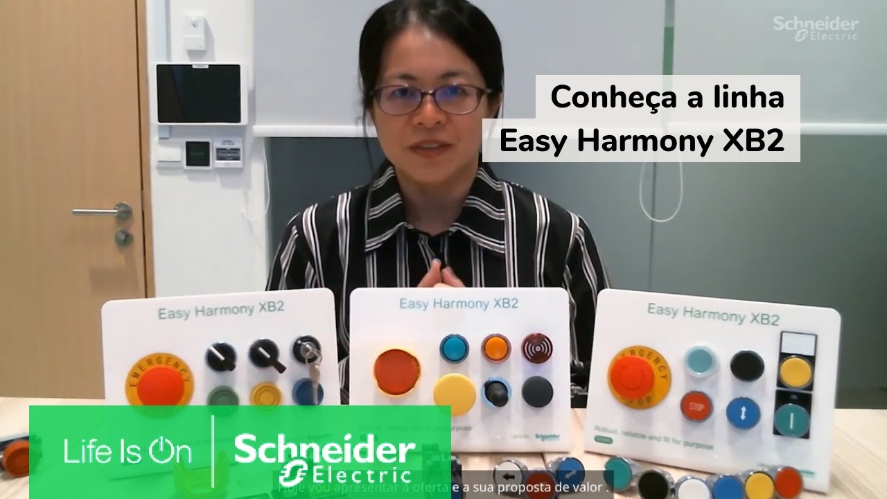 Conhe&ccedil;a a linha Easy Harmony XB2 | Schneider Electric Brasil