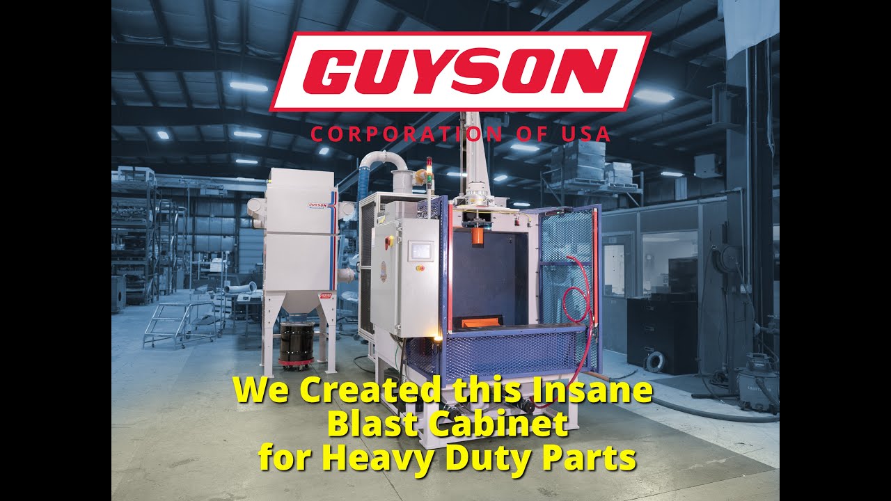 The Wildest Automated Blast System for Heavy Parts