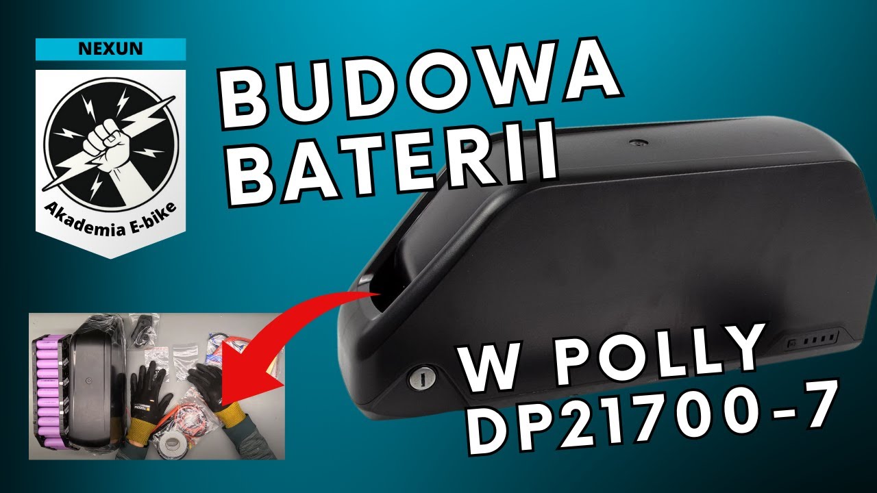 Instrukcja budowy baterii do e-bika: BIDON Polly DP21700-7 65x21700 13s5p  48V