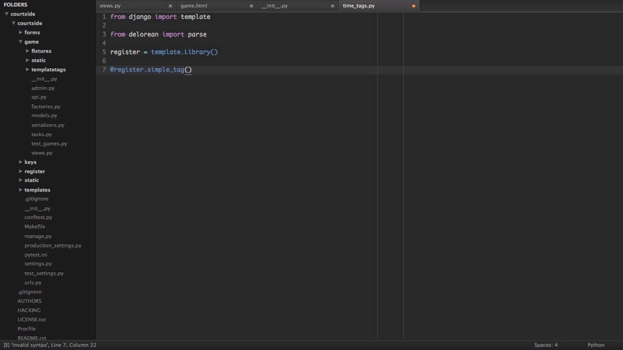 Django Custom Template Tags