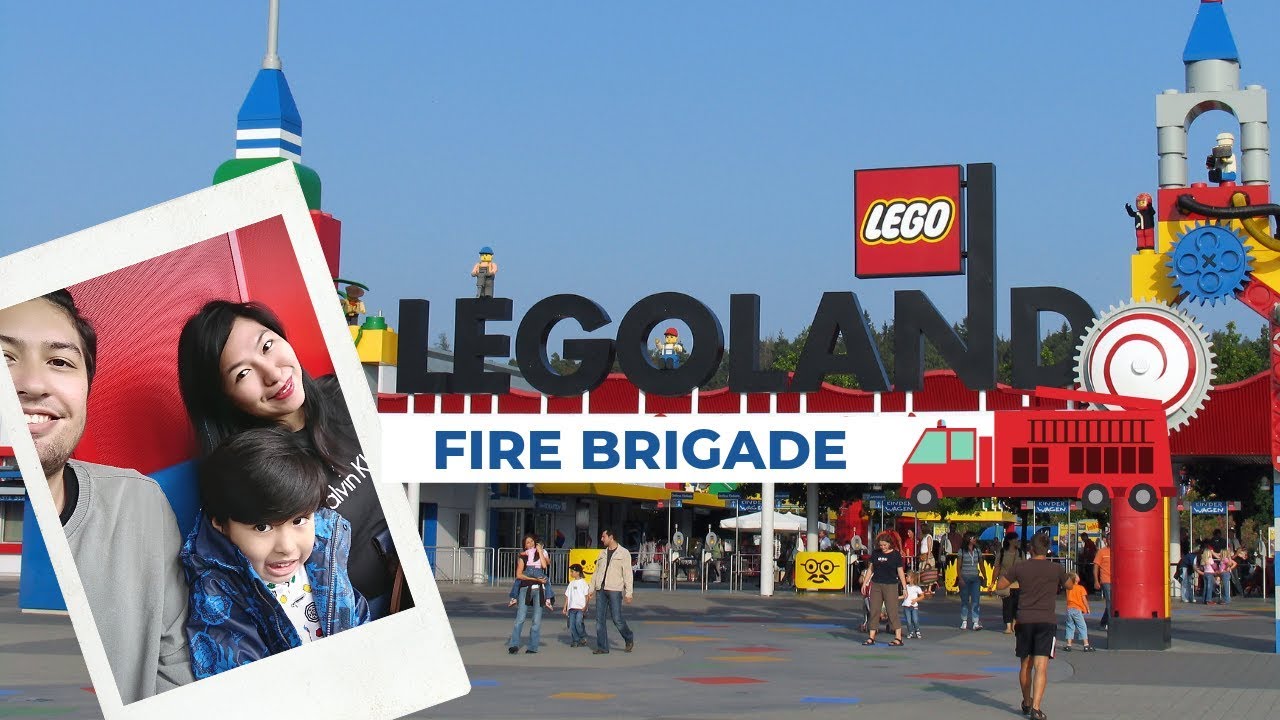 Digital Nomad Family Goes to Legoland Billund in Denmark and Joins the Fire Brigade