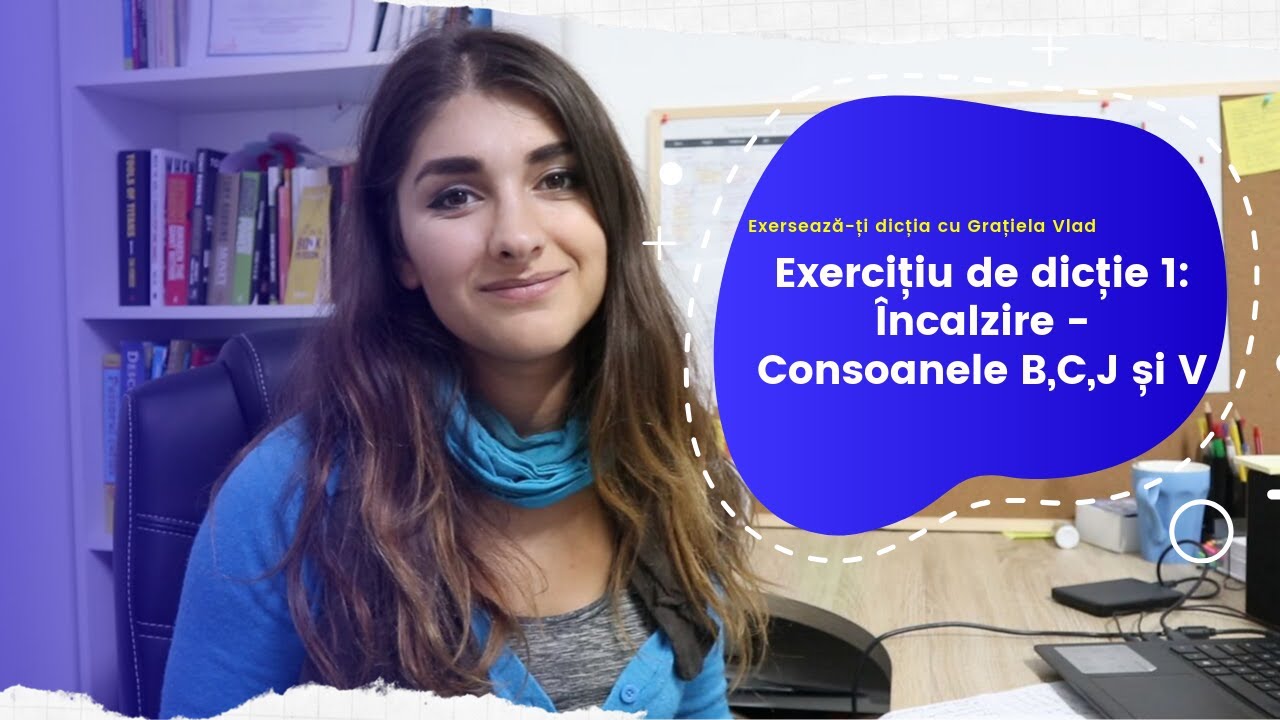 Exercitiu de dictie 1 - Incalzire, consoanele B, C, J si V - Exerseaza-ti dictia cu Gratiela Vlad