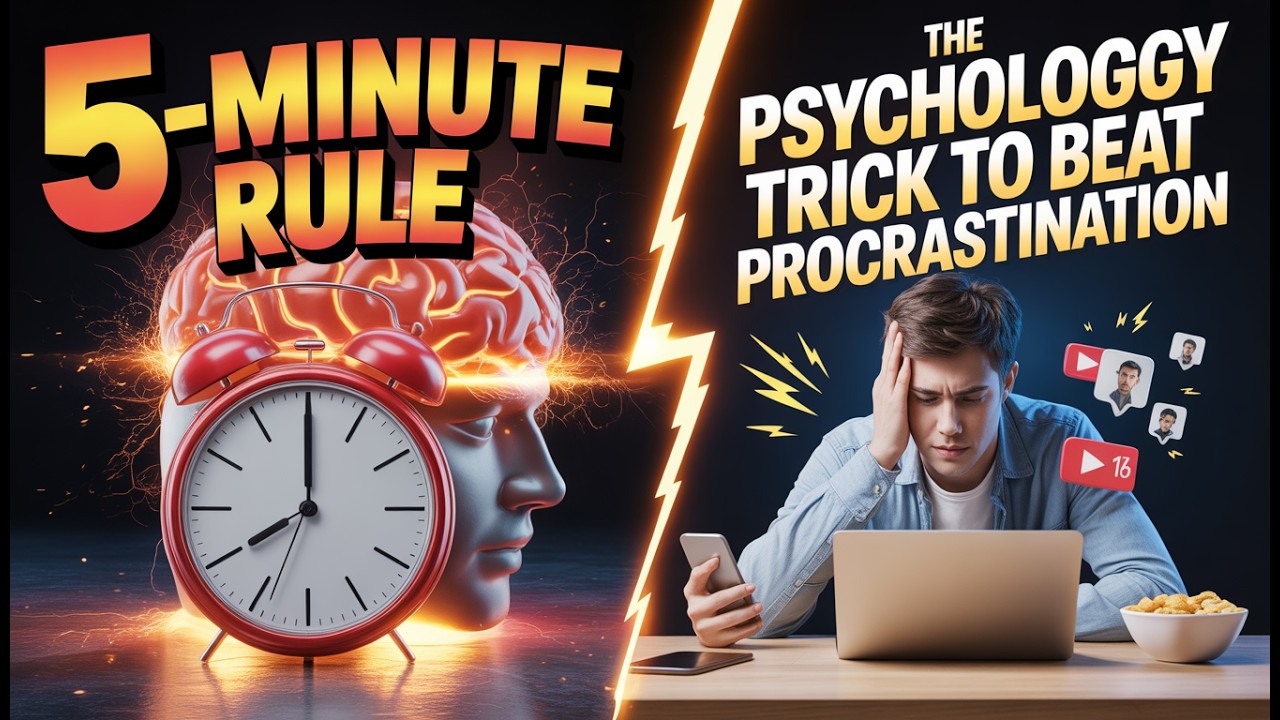 The 5-Minute Rule: Trick to Beat Procrastination