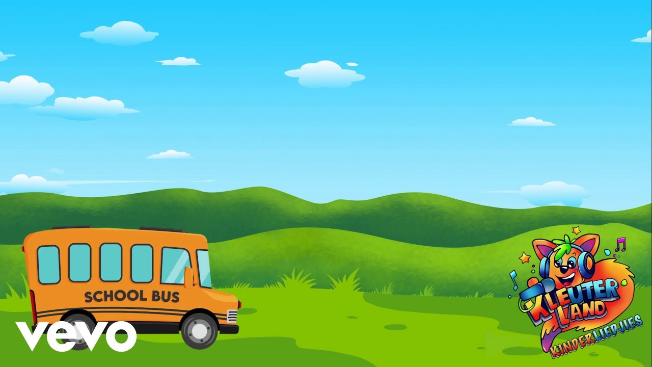 Kleuterland - The Wheels On The Bus (Lyric Video)