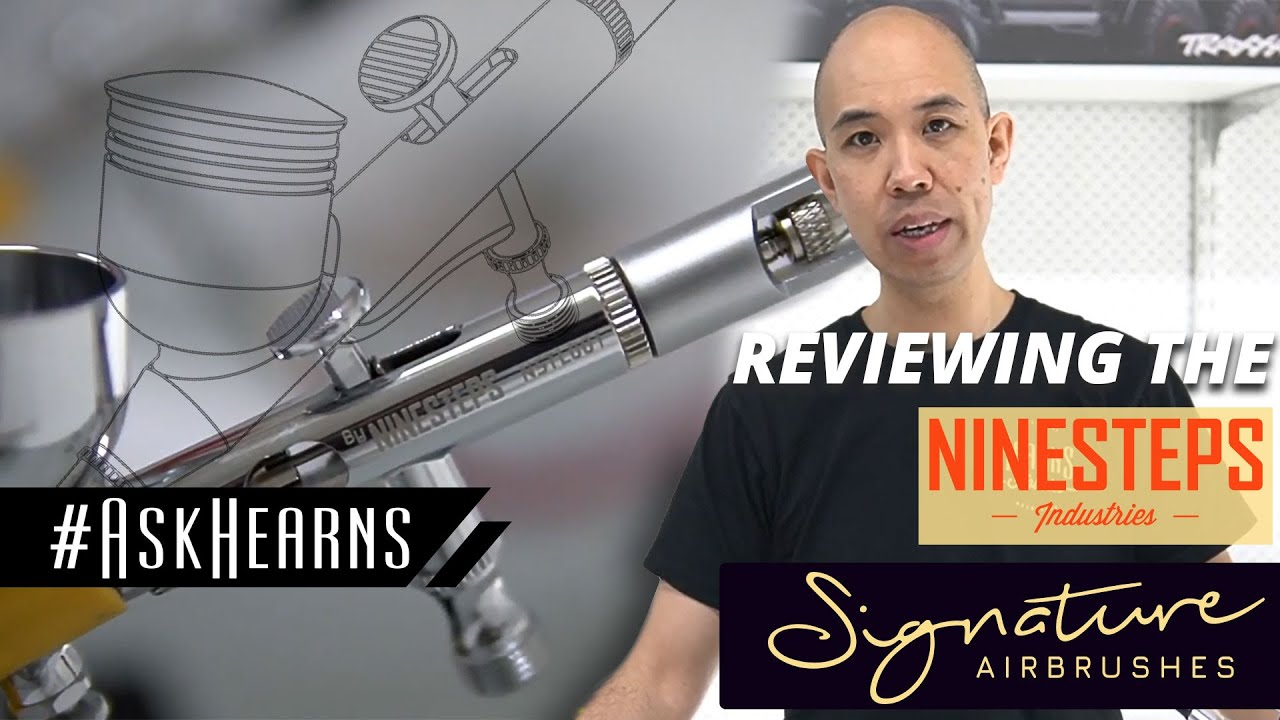Reviewing NINESTEPS AIRBRUSHES And How To Use Them | #askHearns