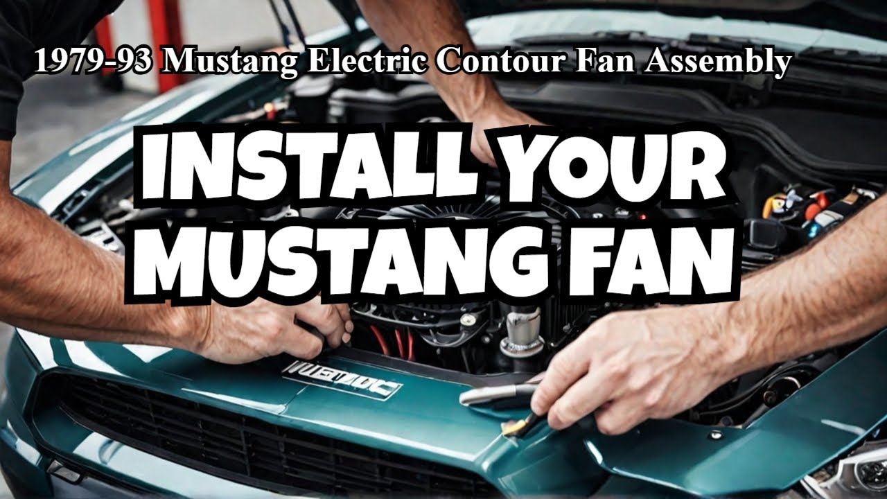 Вентилятор в сборе для Mustang Contour 79-93 — установка (88 GT)