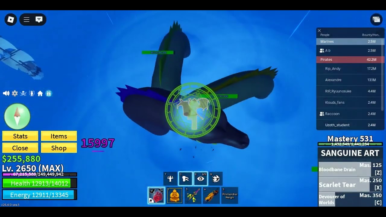 Sea beast hunt with me