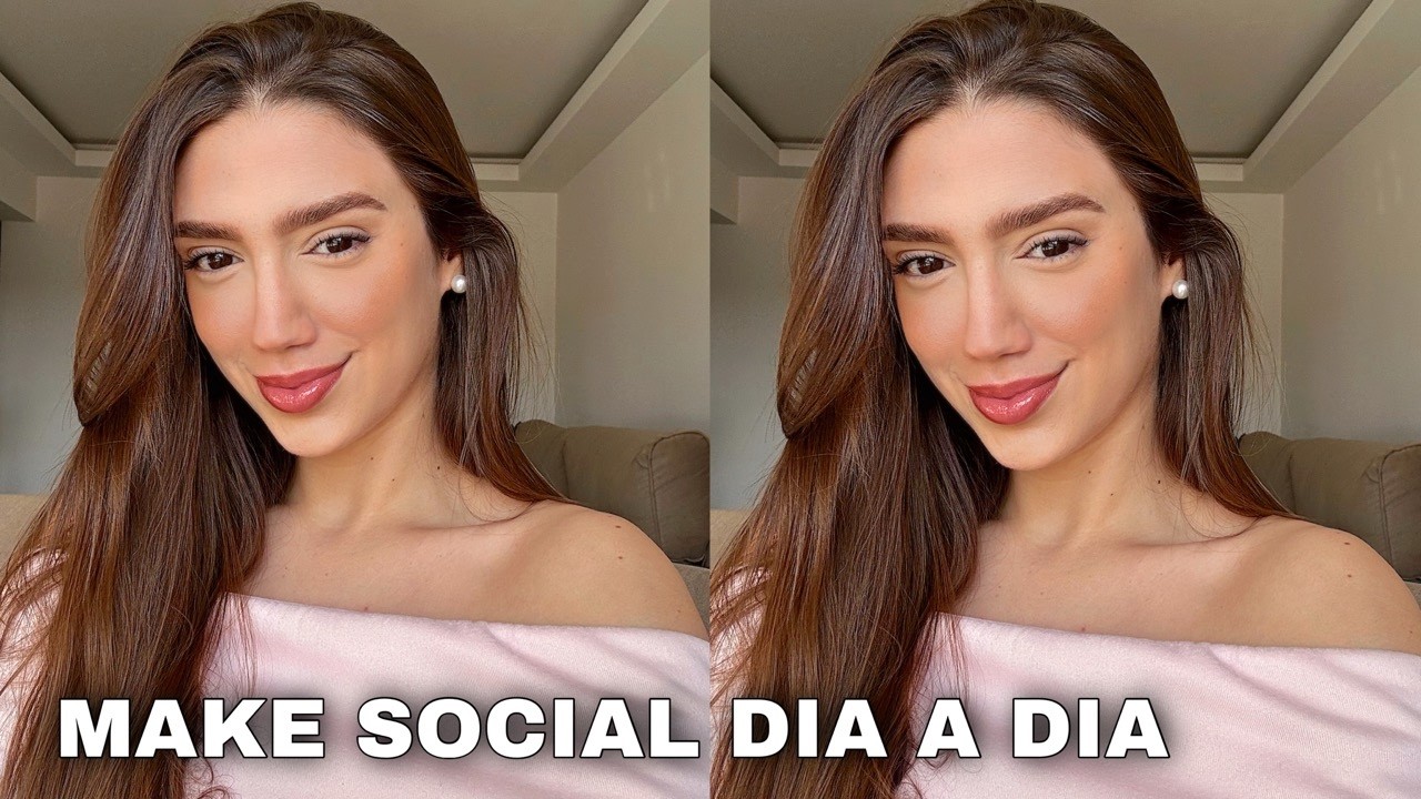 MAKE SOCIAL BÁSICA PARA O TRABALHO! MAQUIAGEM PARA USAR NO DIA A DIA *APRENDA E FAÇA TODO DIA