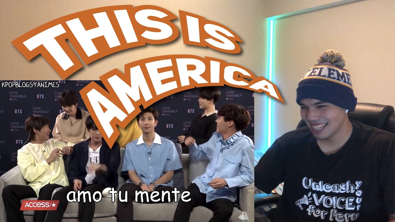 REACCIÓN a BTS EN AMERICA (CRACK) + MOMENTOS DIVERTIDOS E INOLVIDABLES | ¼ Japonés