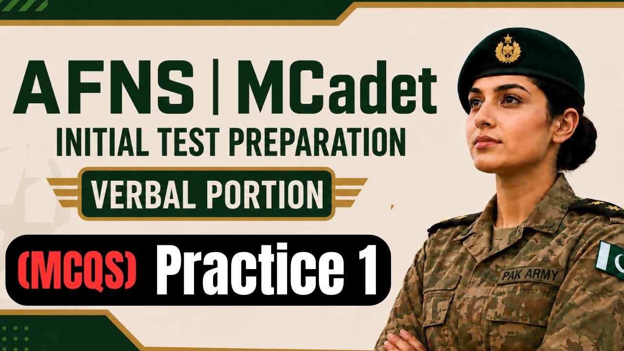 Verbal intelligence test Most Repeated mcqs |Mcadet |Afns initial Test Practice Mcqs part 1