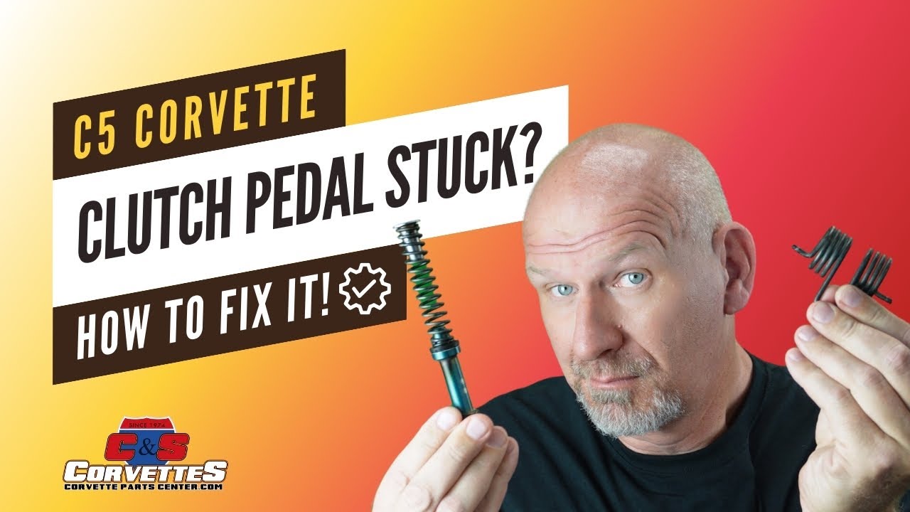 C5 Corvette clutch pedal stuck?  What's the problem and how to fix it!
