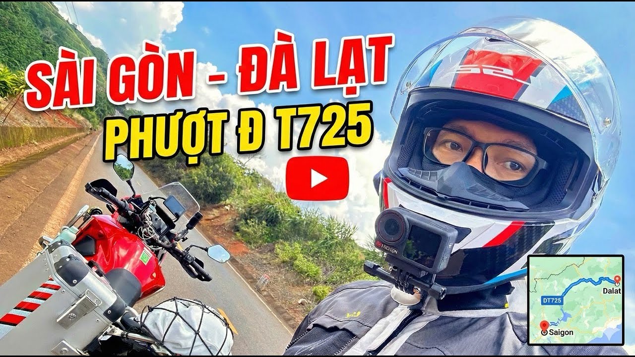 Hành trình Sài Gòn – Đà Lạt qua DT725 | Nhạc Chill – Ride & Relax