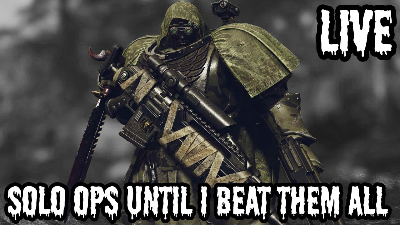 SPACE MARINE 2 LIVE:  SNIPER SOLO OPS UNTIL I BEAT EVERY SINGLE ONE