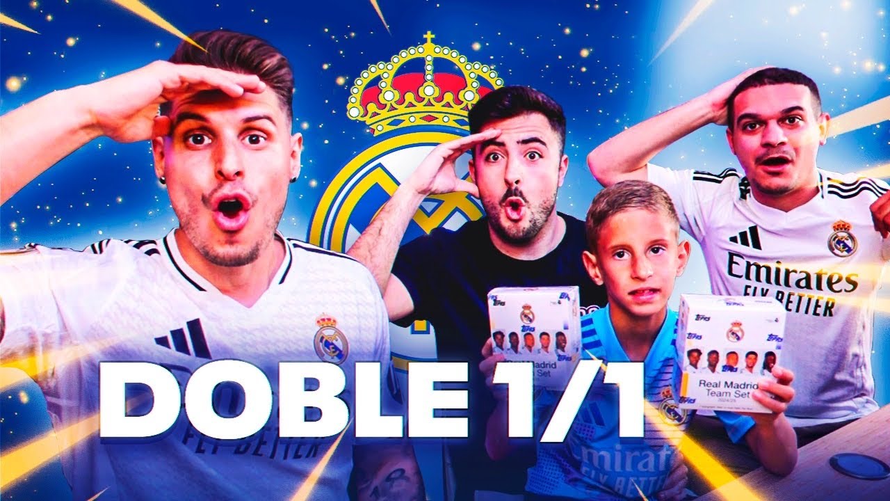 SACAMOS DOS CARTAS 1/1 EN EL TEAM SET DEL REAL MADRID 2025!!