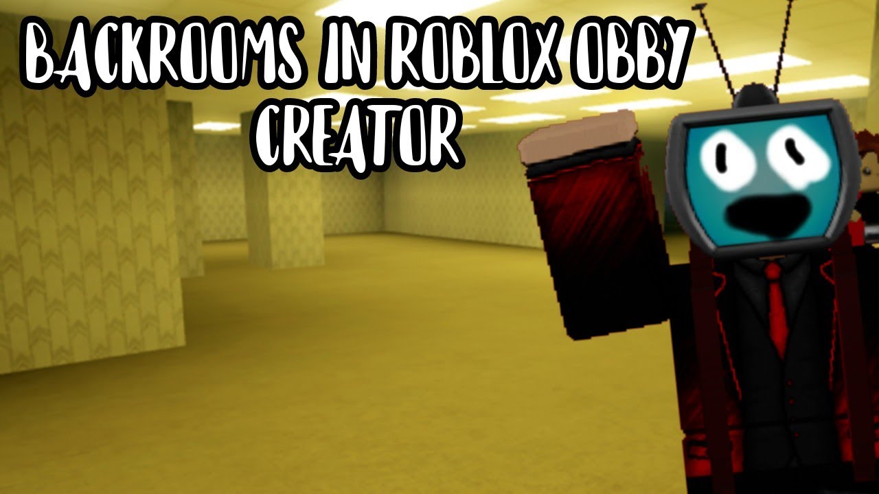 Making The Backrooms in obby creator