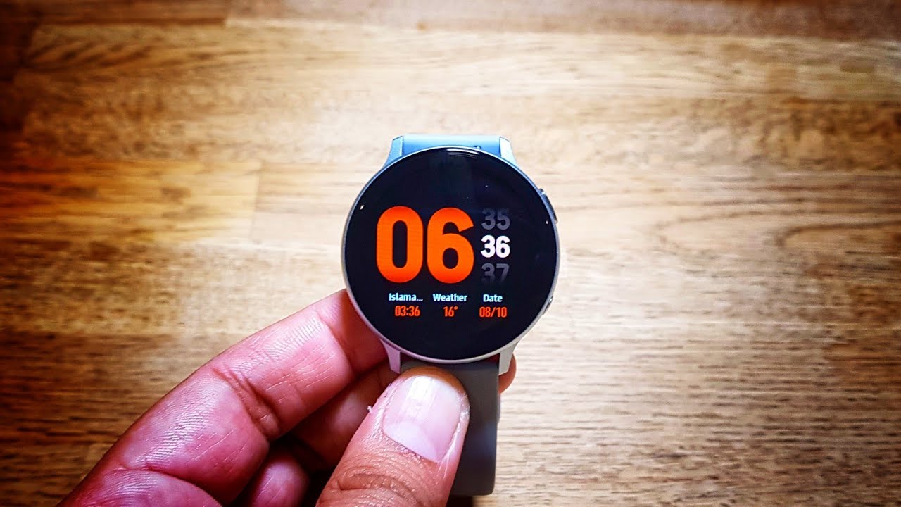 Samsung Galaxy Watch Active 2 watchfaces walkthrough!