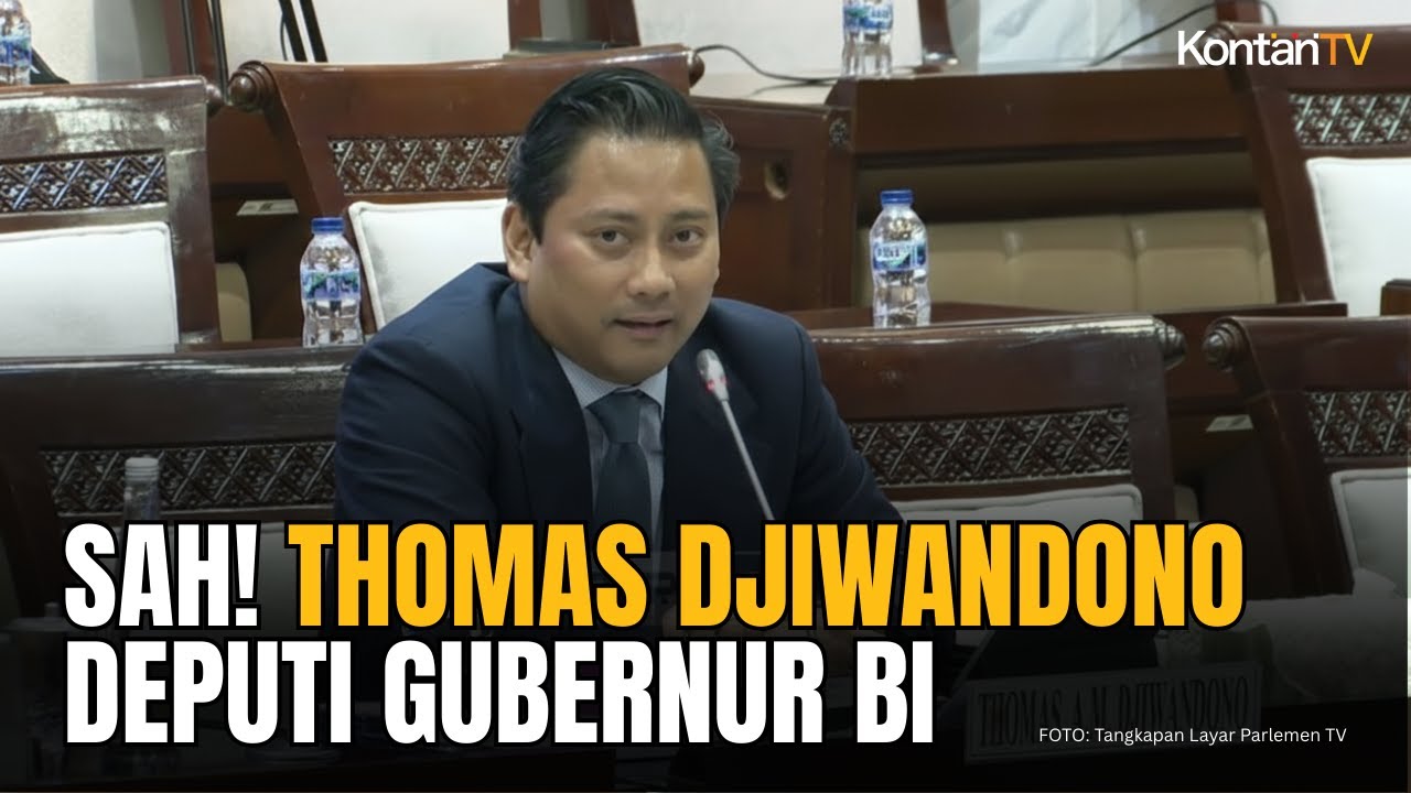 Tok! Keponakan Presiden Prabowo, Thomas Djiwandono Resmi Terpilih Jadi Deputi Gubernur BI