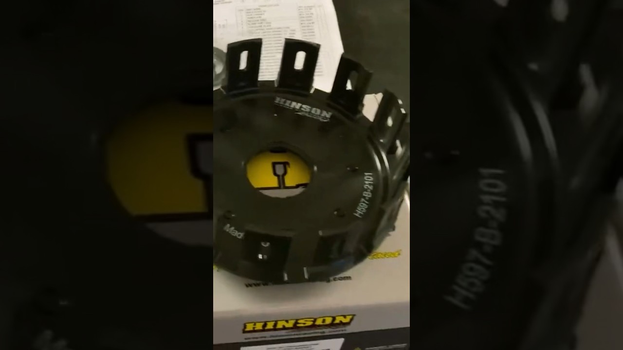 READ your Hinson Booklet BEFORE INSTALLING YOU BTL Slipper Clutch! #motorcross #bikebuild #supermoto