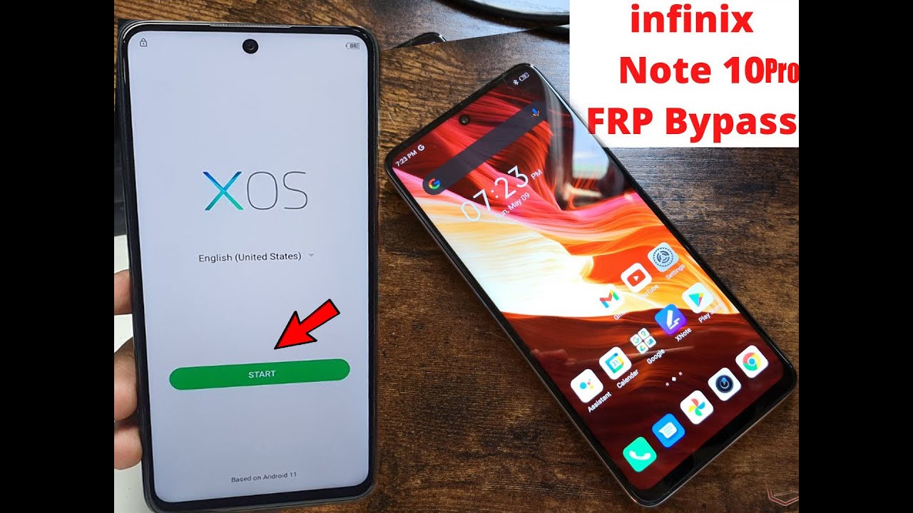 วิธีปลดล็อคบัญชี Gmail account Infinix Note 10 Pro (X695) android 11,12,13.